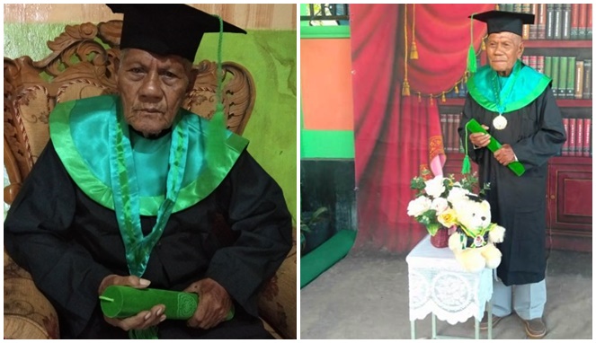 “Viral! Kakek 82 Tahun di Yogyakarta Lulus S2 dan Raih IPK 3,9, Dapat Standing Ovation saat Wisuda”
